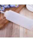BBQ Ketchup Sauce Dispenser Bottles Olive Oil Dispensing Bottle Mayonnaise Squeeze Jar with Cap Safe Plastic White Kitchen Tools