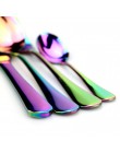 Creativo Acero inoxidable cubiertos de colores vivos Set arcoíris cena Set viaje Tenedor de mesa cuchillo para boda y Hotel 1 Ud