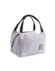 Bolsa de almuerzo portátil con aislamiento térmico caja de almuerzo aislado bolsa de lona bolsa de mano enfriador bolsas de alim