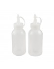 2 uds 100ML nueva botella de plástico de cocina exprimidor dispensador de condimentos para salsa aceite vinagre Ketchup Cruet en