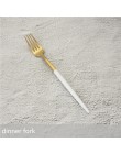 Oro Blanco cubiertos oeste 18/10 vajilla de acero inoxidable casa cuchara tenedor cuchillo Set de palillos juegos de vajilla