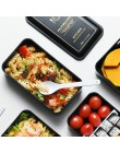 Caja de almuerzo japonesa de 1200 ML, recipiente de comida para microondas, caja Bento portátil de doble capa con compartimentos