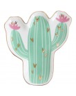 Pequeño Hamsa Sun mano flamenco Cactus piña plato de cerámica joyería decorativa baratija plato collar almacenamiento bandeja de
