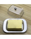Caja de plato de mantequilla contenedor de pan de queso bandeja de mantequilla con tapa transparente caja de bandeja para queso 