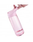 Botella de agua al aire libre de 1000ml con botellas deportivas de paja respetuosas con la tapa senderismo Camping plástico BPA 