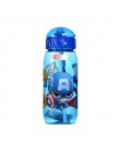 Botellas de agua de dibujos animados para niños respetuosas con el medio ambiente BPA botella de paja Tritan para niños hervidor