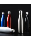 Termo sin BPA de acero inoxidable para botellas de agua deportivas con aislamiento de doble pared 350/500/750/1000ml