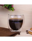 Tazas de café dobles con el mango tazas para bebidas aislamiento doble pared de vidrio taza de té creativo regalo taza para la l