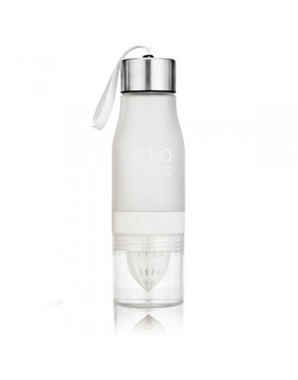 Transhome botella de agua de Infusor de fruta creativa 650ml botella de agua de plástico portátil para botellas de agua de jugo 