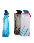 700mL reutilizable deportes viajes portátil plegable bebida botella de agua hervidor de agua botella de agua para deportes de ex