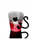 Justdolife 8,5 oz lindo gato creativo leche taza de café vaso de agua taza jarro de té taza de dibujos animados Kitty taza para 