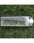 Cocina a prueba de fugas creativo transparente botella de agua de leche botella de agua al aire libre escalada Tour Camping niño