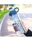 2000ml grandes botellas de agua con capacidad libre de BPA para gimnasio hervidor de Fitness al aire libre Camping Picnic bicicl
