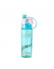 Nuevo 400/600Ml 3 colores sólido plástico Spray fresco verano deporte botella de agua portátil bicicleta coctelera mis botellas 