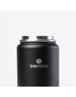 Botella termo Santeco 710ml con cuerda de doble pared de acero inoxidable café té leche regalo al aire libre botella de vacío