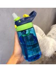 Nuevo, caliente, de moda, de 480 ml lindo bebé taza de agua, a prueba de fugas botella de paja tapa de los niños de la escuela b