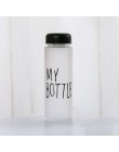 Mi botella de plástico 500 ml PP botellas de agua transparente o esmerilado deporte coreano estilo resistente al calor fugas col