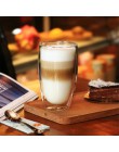 1/4/6 uds. Doble pared taza de vidrio transparente resistente hecha a mano Mini taza de té café leche jugo bebida saludable taza