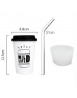 Tazas de acero inoxidable con tapa con paja Copa manga 450ML Metal beber taza para café grado alimenticio tazas BPA gratis para 