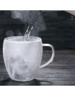 Vidrio transparente taza de café leche whisky té cerveza doble creativo resistente al calor Salud y Protección del Medio Ambient