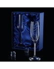 2 piezas de copas de boda personalizado flautas de champán cristalino fiesta regalo Toasting vidrio copa de cristal grabar anive