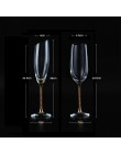 2 piezas de copas de boda personalizado flautas de champán cristalino fiesta regalo Toasting vidrio copa de cristal grabar anive