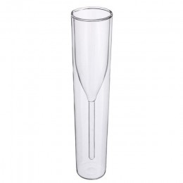 Copa de champán de vidrio vasos de pared doble copa de flautas burbuja de vino tulipán cóctel de boda copa de tostada bodón Thul