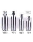 Botella de acero inoxidable con aislamiento de doble pared personalizada para botellas de agua