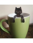 Cuchara con forma de gato cucharas de mango largo cubiertos de café herramientas de acero inoxidable para beber tazas accesorios