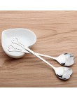 10 Uds. De acero inoxidable forma de corazón café cucharillas accesorios de cocina postre azúcar agitando cucharas de té vajilla