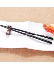 1 par de palillos chinos japoneses aleación antideslizantes palillos de comida de Sushi palillos de regalo chinos palillos japon