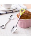 Nueva cuchara de acero inoxidable con forma de pala, té, café, azúcar, helado, cuchara de postre
