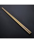 Acero inoxidable Anti-rolling lujo grabado láser coreano hueco palillos chinos fortuna palillos de comida vajilla