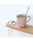 1 Uds. Cuchara de café de acero inoxidable de mango largo helado postre cuchara de té para accesorios de cocina de Picnic