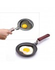 Lindo en forma de huevo molde sartenes antiadherente de acero inoxidable Mini desayuno huevo sartenes de cocina herramientas de 
