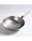 Master Star chino tradicional hierro Wok hecho a mano gran Wok de acero al carbono antiadherente Wok cocina de Gas