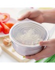6 tamaños Universal de silicona para envolver los alimentos olla de vacío reutilizable Pan tapas elásticas de silicona tapas par