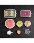 Funda de cocina de silicona de 6 piezas reutilizable refrigerador de alta temperatura para tapas de almacenamiento de alimentos 