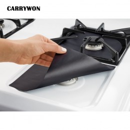 CARRYWON 1 piezas estufa cubierta parrilla Mat de la estufa de Gas de cocina Protector de la cubierta/camisa limpia Mat Pad Prot