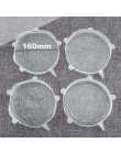 6 tamaños Universal de silicona para envolver los alimentos olla de vacío reutilizable Pan tapas elásticas de silicona tapas par