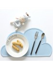 1 Uds. Mantel para niños en forma de nube alfombrilla para mesa de silicona de grado alimenticio impermeable aislante térmico ga