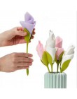 Plástico creativo hoja papel toalla flor Hotel restaurante decoración rosa flor rizador herramienta hogar Picnic flor Origami
