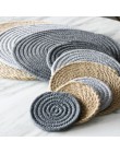 Almohadilla de Mantel posavasos de cocina manteles de lino de algodón cuenco de tejer alfombrilla con relleno almohadilla de ais