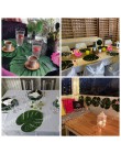 Our warm 12 Uds. Artificial palmera posavasos individuales de mesa hojas de imitación tetera estera diseño tropical Hawái fiesta