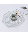 Mantel creativo de PVC para mesa de cena plástico octogonal hueco térmico-aislante almohadilla impermeable antideslizante estera