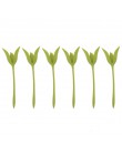1-8 Uds. Creativo clip para servilletas con diseño de flores tejido flores titular rama servilleta titular Rack Mesa restaurante