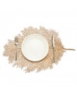 Hoomall mesa de comedor mantel hoja de loto patrón de hoja de cocina planta de café tapetes taza posavasos placa posavasos decor