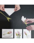 8 unids/set servilletas florecientes para mesas verde tallo de plástico Twist flor capullos porta servilletas más arreglos de de