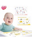 Mantel desechable para bebés con patrón de dibujos animados lindos alfombrilla de mesa infantil de grado alimenticio portátil im