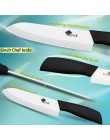 Cuchillos de cerámica cuchillos de cocina 3 4 5 6 pulgadas Chef cuchillo Set + pelador blanco zirconia hoja Multi-color mango de